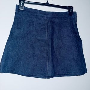 Zara Dark Blue Jean Skirt